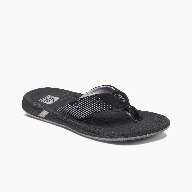 surfboards for high-speed rides-Reef Phantom II Sandals Black