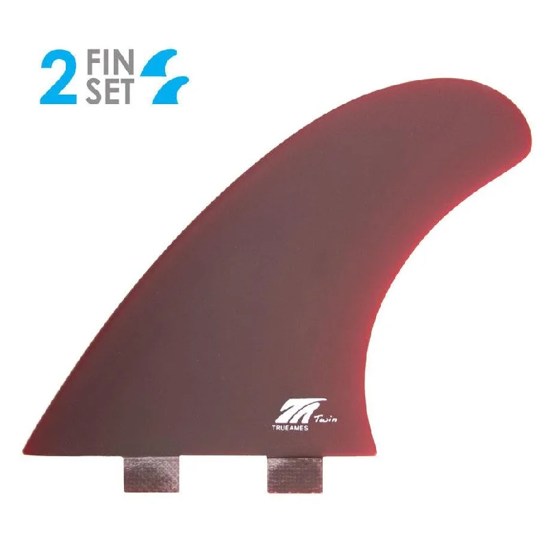 surfboards for quick transitions-TRUE AMES TA TWIN FCS FG RED