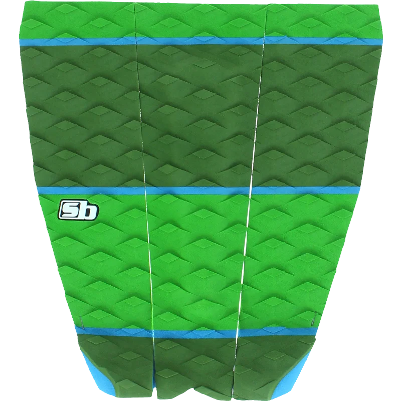 surfboards for quick bottom turns-SB Sticky Bumps The Shot Caller Traction Green/Lime