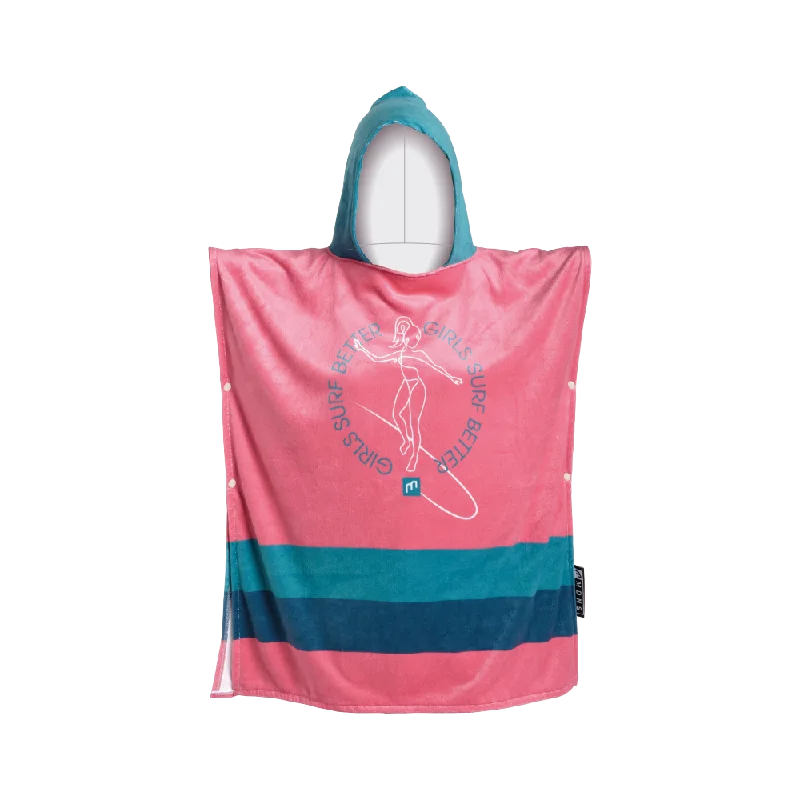 surfboards with maximum stability-KIDDO PONCHO PINK