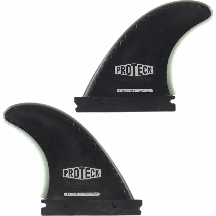 surfboards for smooth wave exits-Proteck Perform Ffs Side 4.25 Black Surfboard FIN