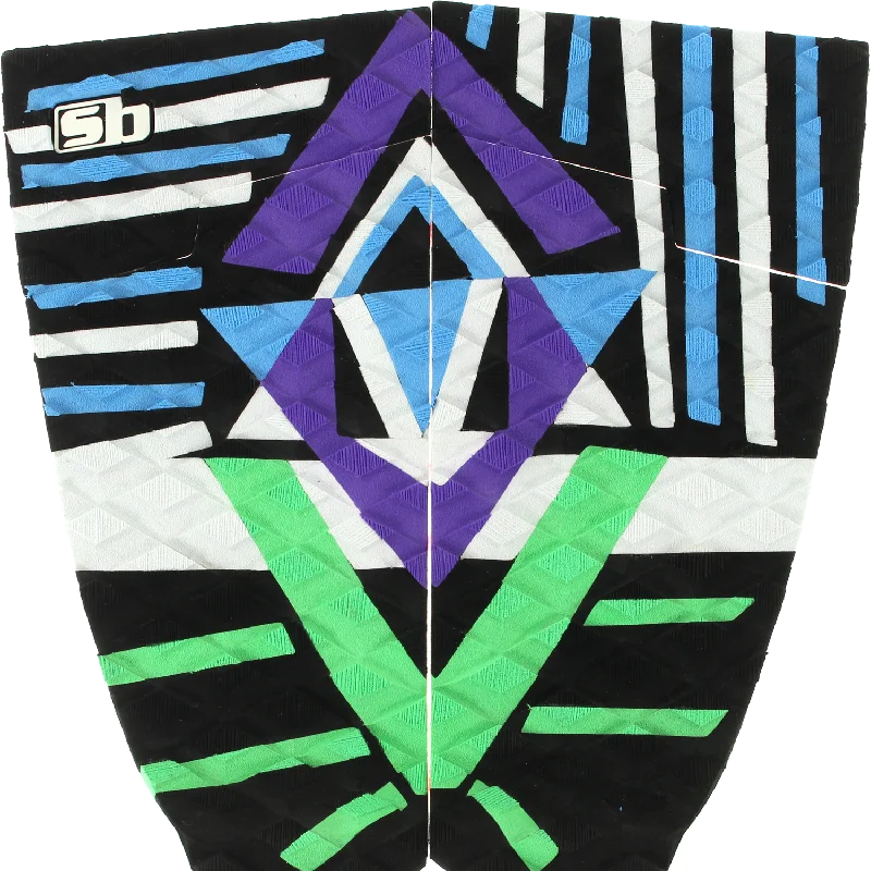 surfboards for maximum wave-catching efficiency-SB Sticky Bumps Prism Traction Black/Purple