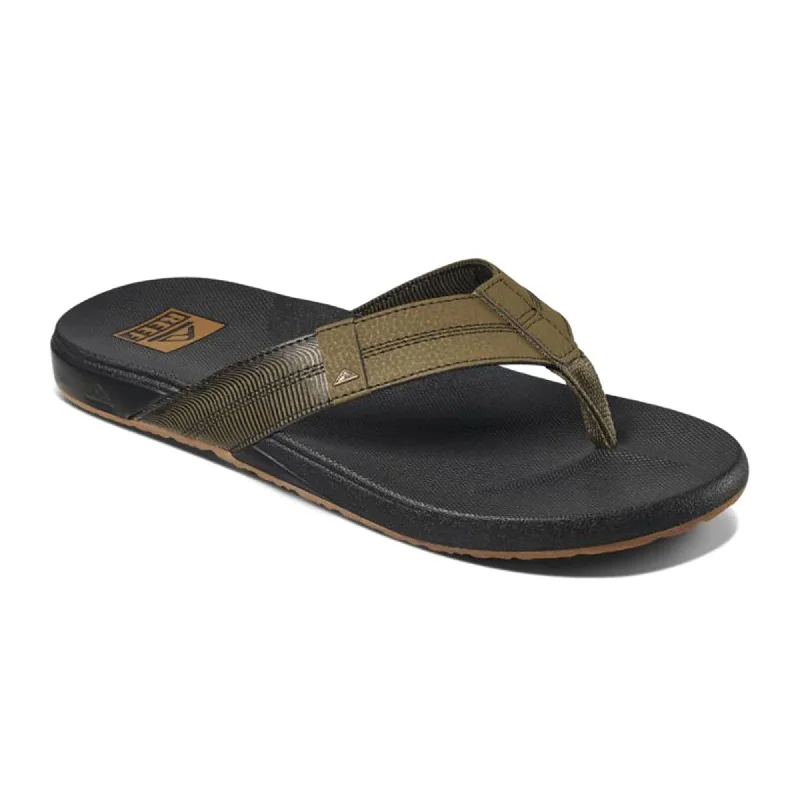 surfboards with great flexibility-Reef Cushion Phantom Men's Sandals - Olive Swells