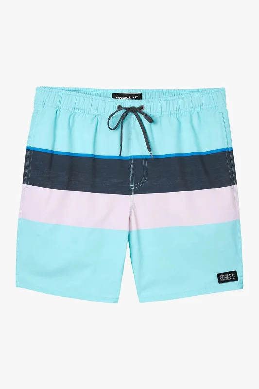 best surfboards for intermediate surfers-O'Neill Hermosa Volley Shorts 17" - Turquoise