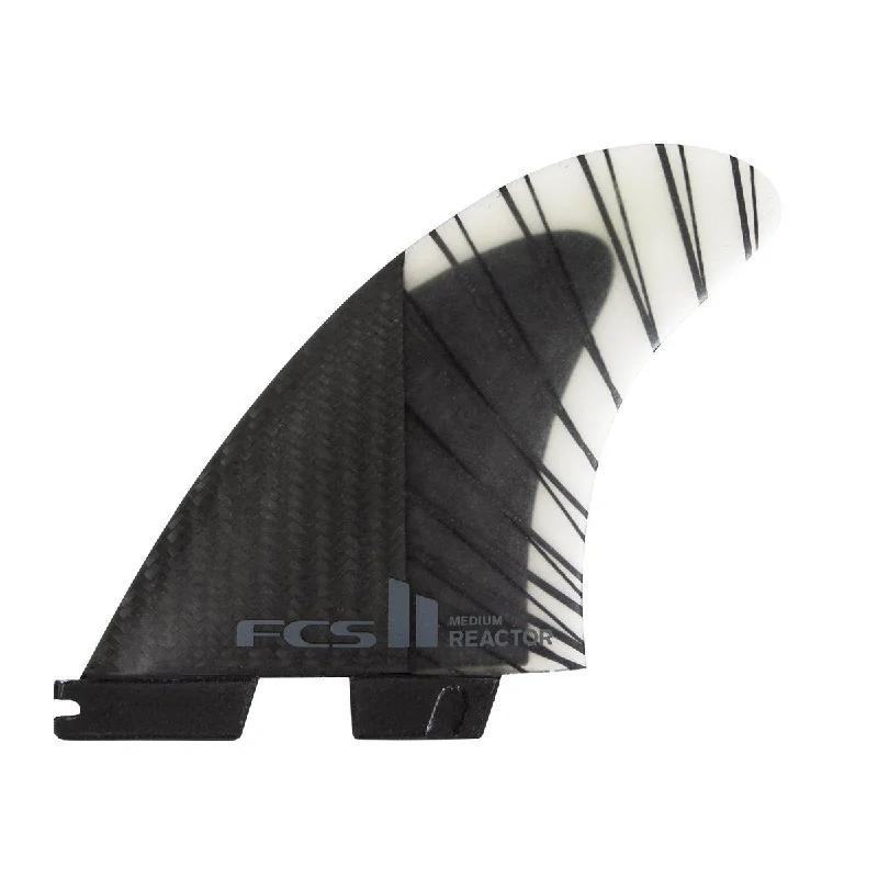 surfboards with high-performance rails-FCS II REACTOR PC CARBON TRI FINS