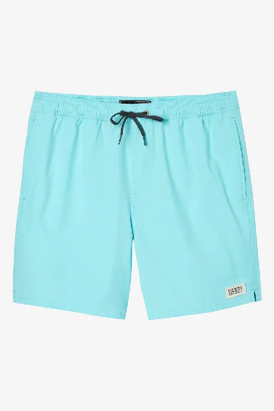 eco-friendly surfboards-O'Neill Solid Volley Shorts 17" - Turq 2