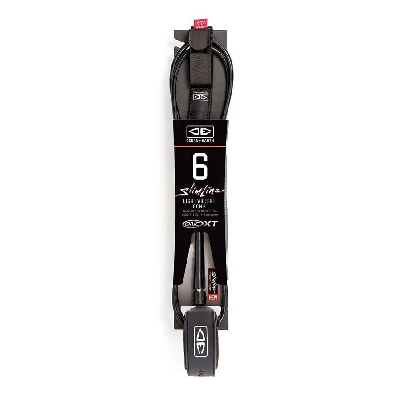 surfboards with advanced designs for professionals-O&E ONE XT SLIM LINE COMP LEASH 6'0"