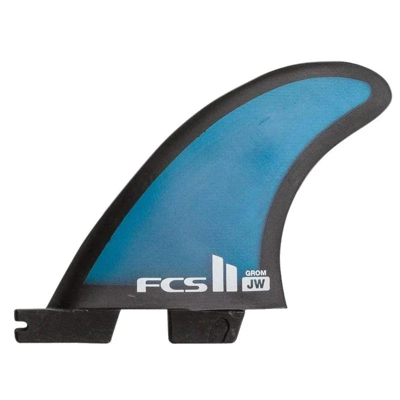 surfboards for quick paddling-FCS II JW PG Grom Tri Fins