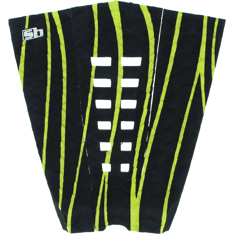 surfboards for efficient wave riding-SB Sticky Bumps Team Traction Black/Lime Green