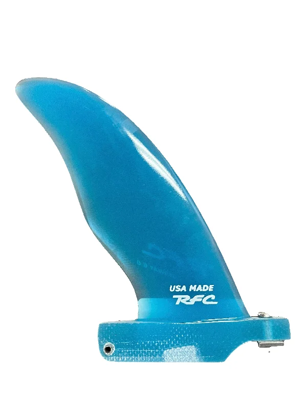 surfboards with good foot positioning for control-Rainbow Cutaway Fin Blue 6in