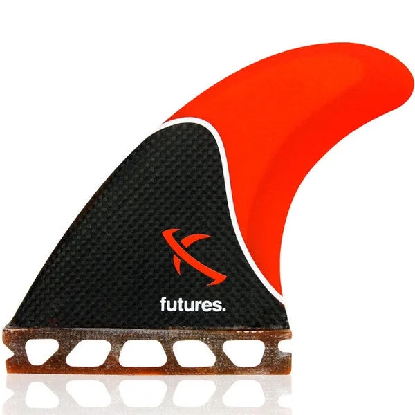 surfboards for powerful turns-FUTURES LOST CARBON RED TRI M