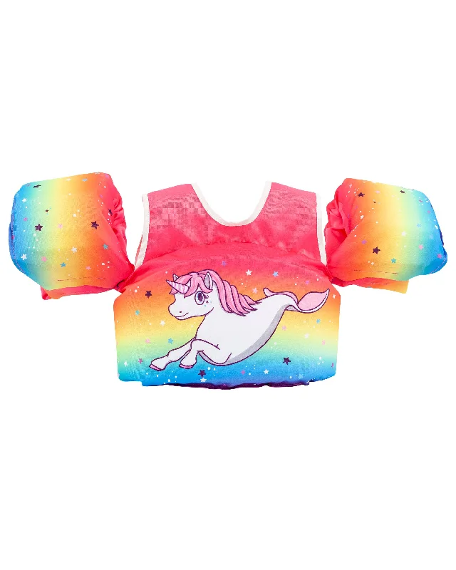 surfboards for big waves-Paddle Pals Child's Swim Vest - Unicorn