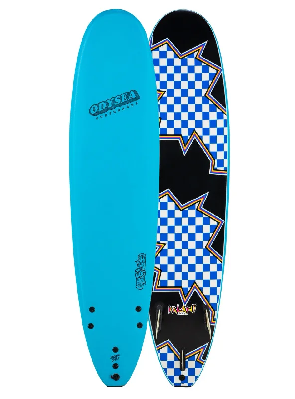 surfboards with soft-top construction for safety-Catch Surf Odysea Log Kalani Robb Surfboard 7'6" Blue