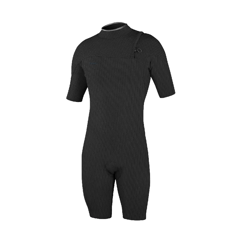 surfboards with improved tracking-O'Neill Hyperfreak Comp-X 2mm Zipless Men's S/S Springsuit Wetsuit