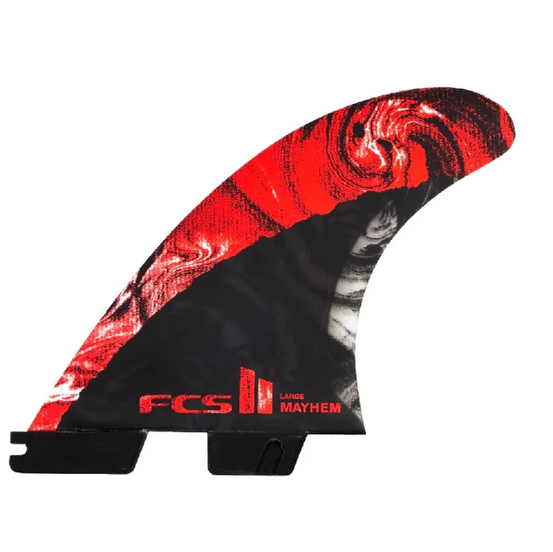 surfboards for powerful turns-FCS II MB PC Carbon Medium Tri Fin Set