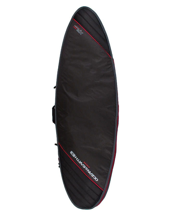 surfboards for better wave control-O&E AIRCON FISH COVER BLACK/RED