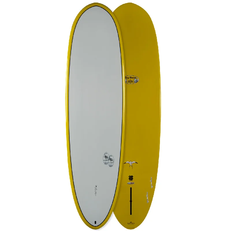 surfboards for quick paddling-Takayama Scorpion 2 - 7'4" Tuflite V-Tech - Yellow - FCSII