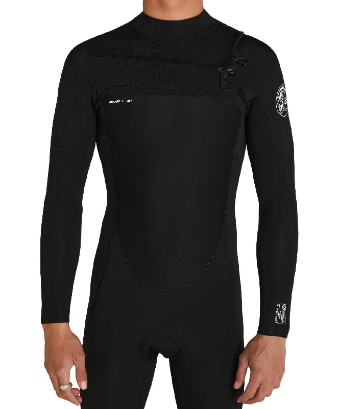 surfboards with great balance-O'Neill Defender 2mm LS Chest Zip Spring Wetsuit - Sum23