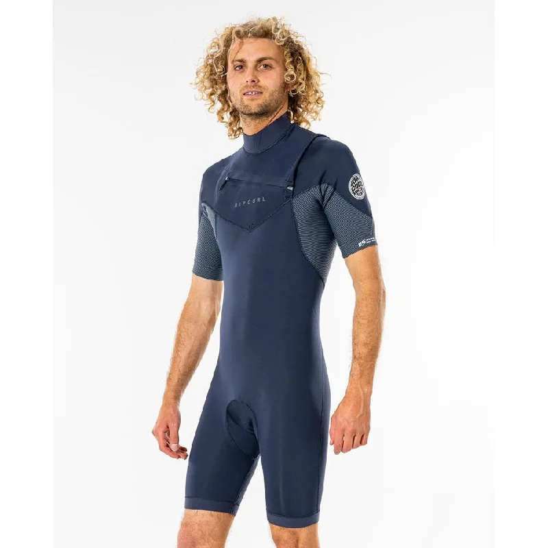 surfboards with good foot positioning for control-RIP CURL MENS DAWN PATROL 2MM CZ SPRING SUIT 2022