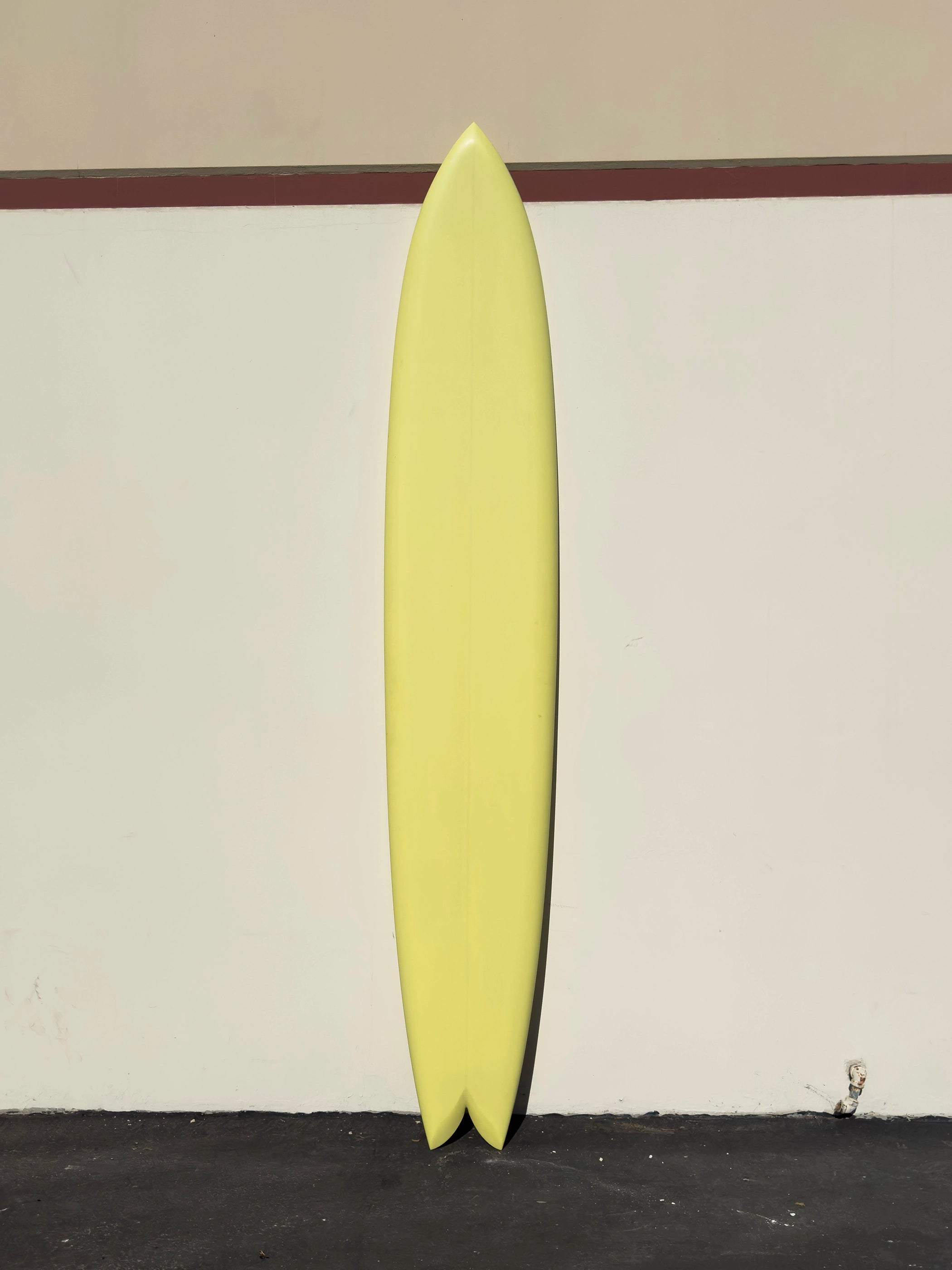 surfboards with precise rail design for carving-Deepest Reaches | 11’0” Mega Fish Old Yellow Longboard