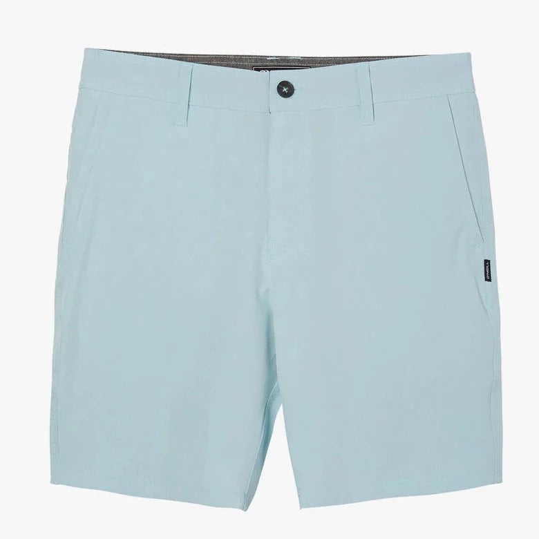 surfboards with wide tails for power-O'neill Reserve Heather 19" Hybrid Shorts - Sterling Blue