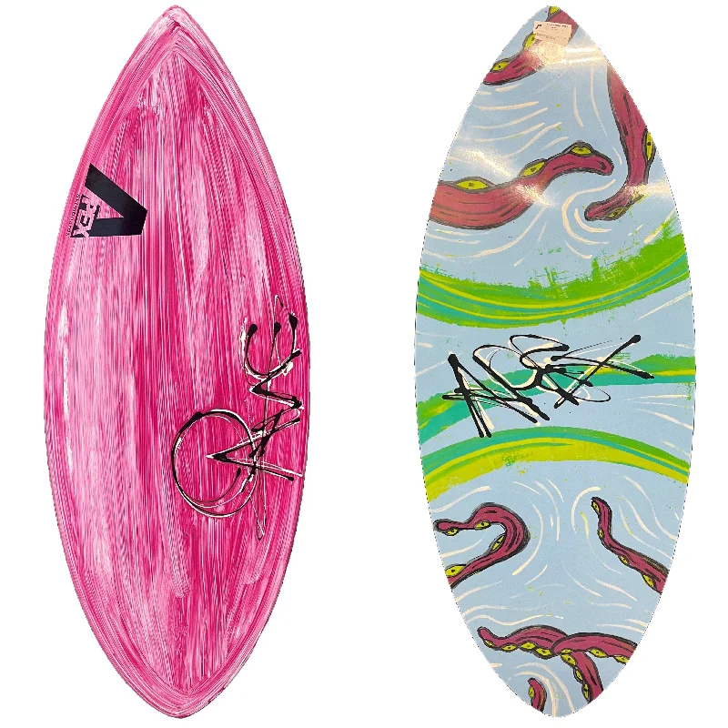 surfboards for better carving control-Apex 51" Avac Skimboard Pink