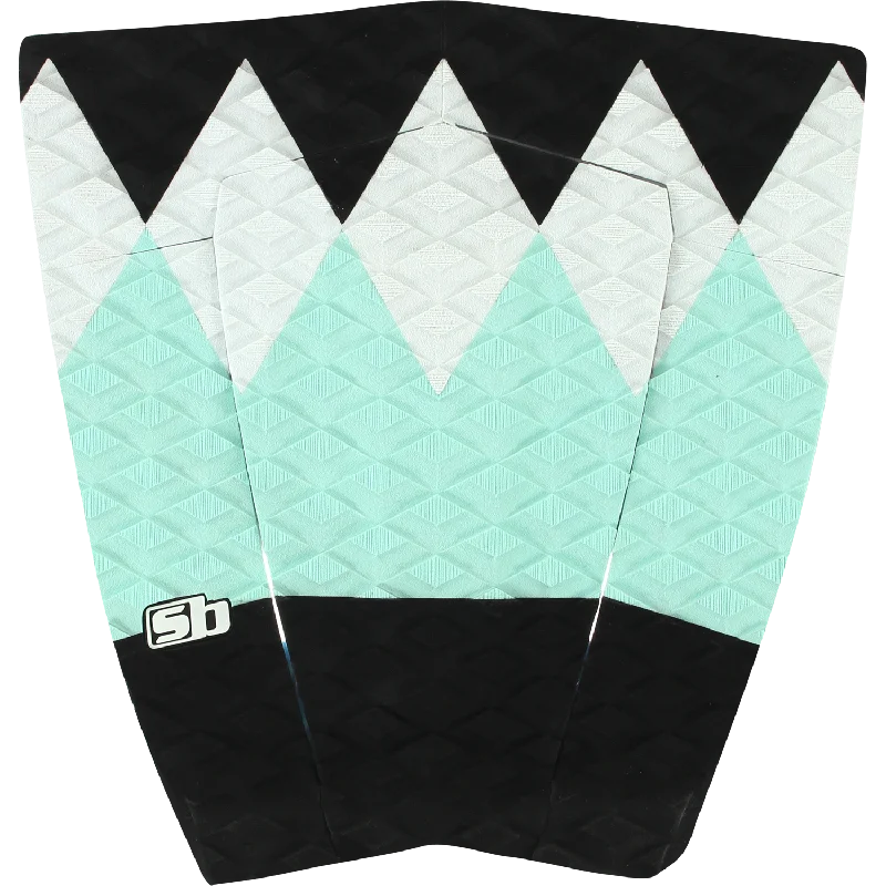 surfboards for long rides-SB Sticky Bumps Tatiana Weston Webb Traction Turquoise/Black/White