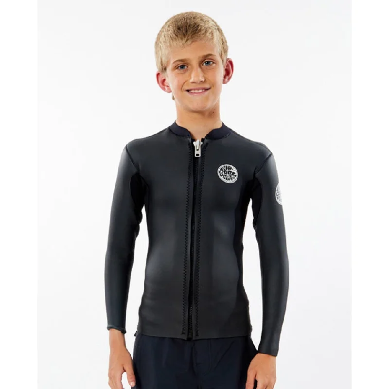 surfboards for expert riders looking for performance-RIPCURL JNR DAWN PATROL L/SL FZ JACKET