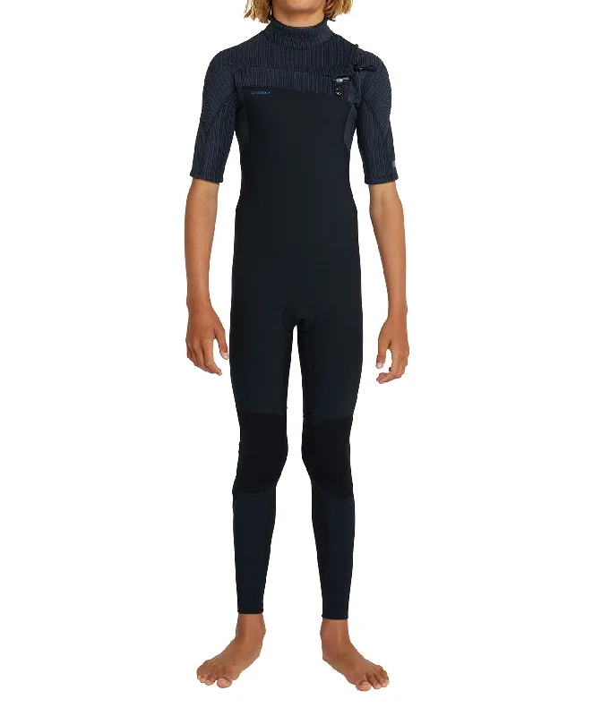 surfboards with better wave-catching ability-O'Neill Boys Hyperfreak 2mm SS Full Wetsuit - Sum23