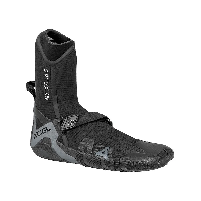 surfboards for long-distance paddling-Xcel DRYLOCK ROUND TOE BOOT 5MM