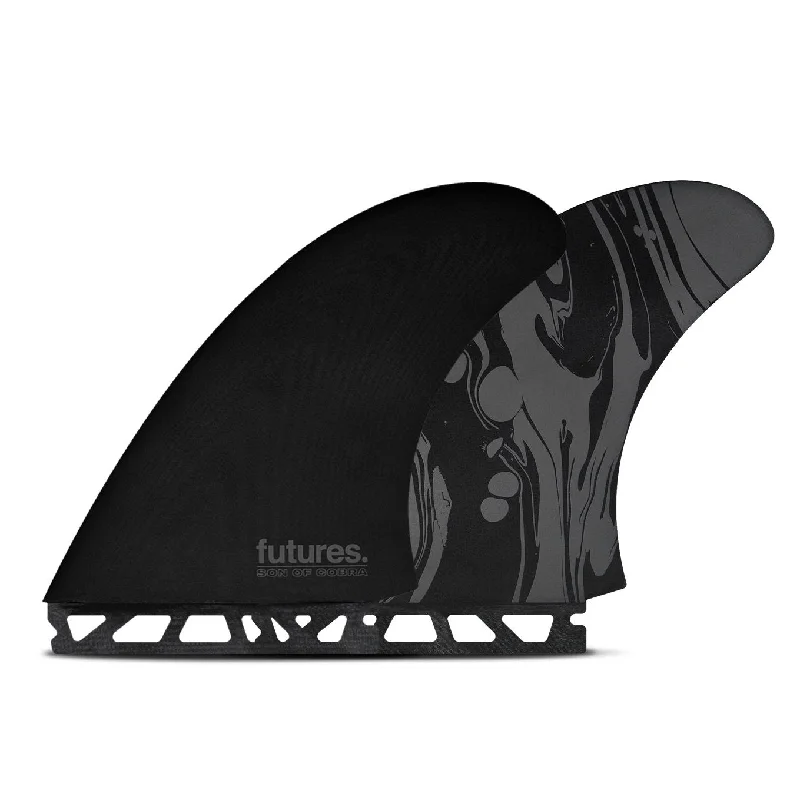 performance surfboards for tricks-FUTURES SON OF COBRA FG TWIN BLACK L