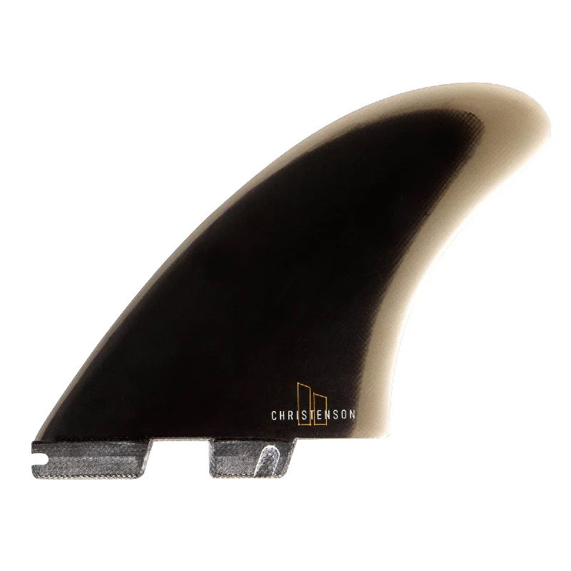 surfboards for carving and maneuvering-FCS II CHRISTENSON TWIN FIN PG M-L - BLACK