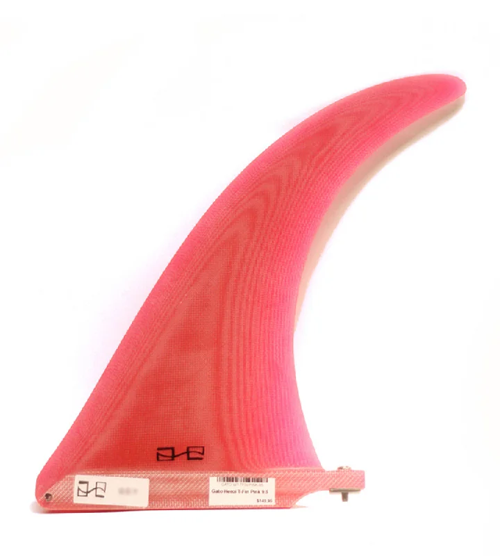 surfboards with tri-fin setup for stability-Gato Heroi T-Fin Pink 10