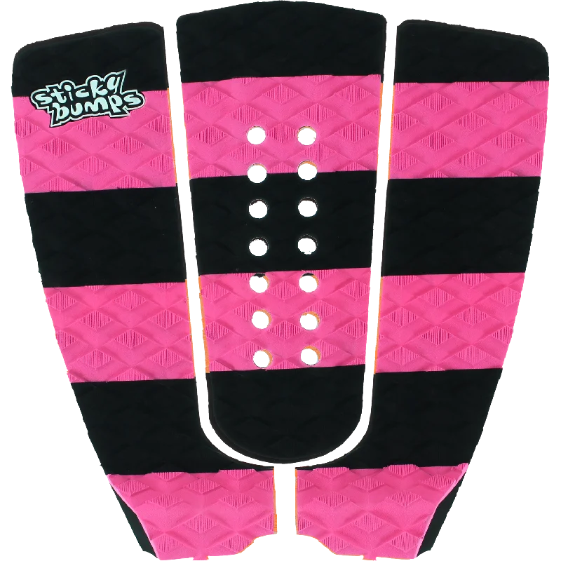 surfboards with well-balanced volume-SB Sticky Bumps Stripe Traction Black/Pink