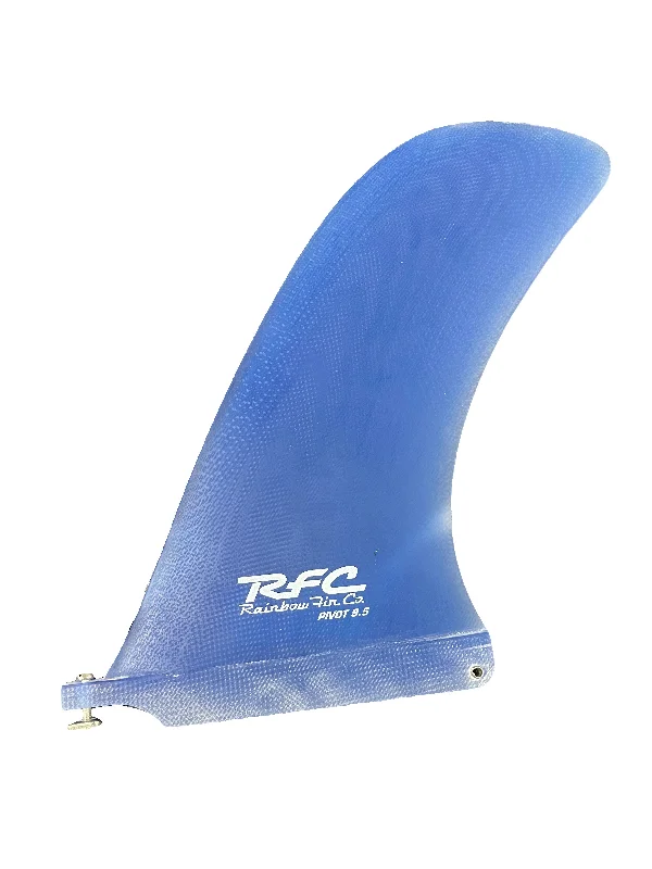 surfboards with improved wave entry-Rainbow Pivot Fin Blue 9.5in