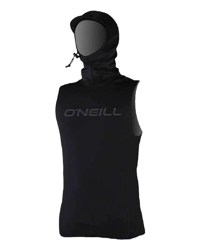 surfboards with precise rail design for carving-Win23 ONEILL THERMO X HOODED WETSUIT VEST