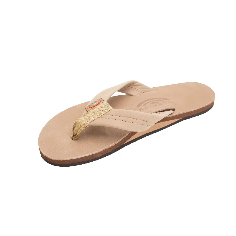 surfboards with efficient paddling for long waves-Rainbow Single Premier Leather Women's Sandals - Sierra Brown