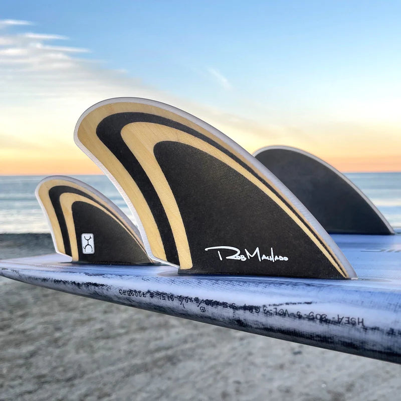 surfboards with improved fin placement-Machado Seaside Quad FUT