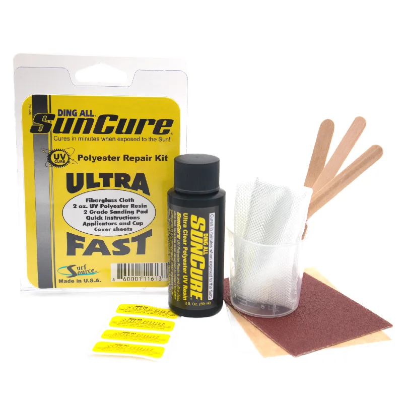 surfboards with tri-fin setup for stability-SunCure Ding Repair Kit