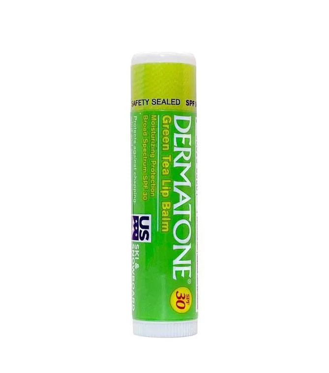 high-performance surfboards for professionals-DERMATONE MEDICATED SPF30 LIP BALM GREEN TEA