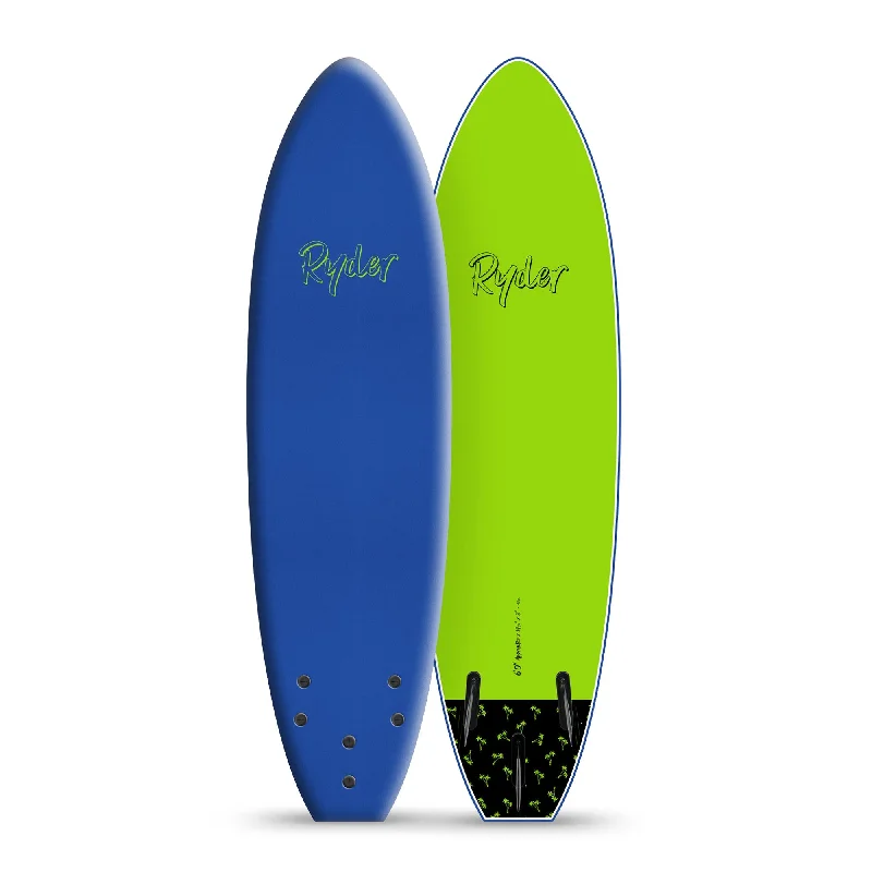 surfboards with great wave accuracy-Ryder Apprentice | 6ft Soft Surfboard - Navy Blue