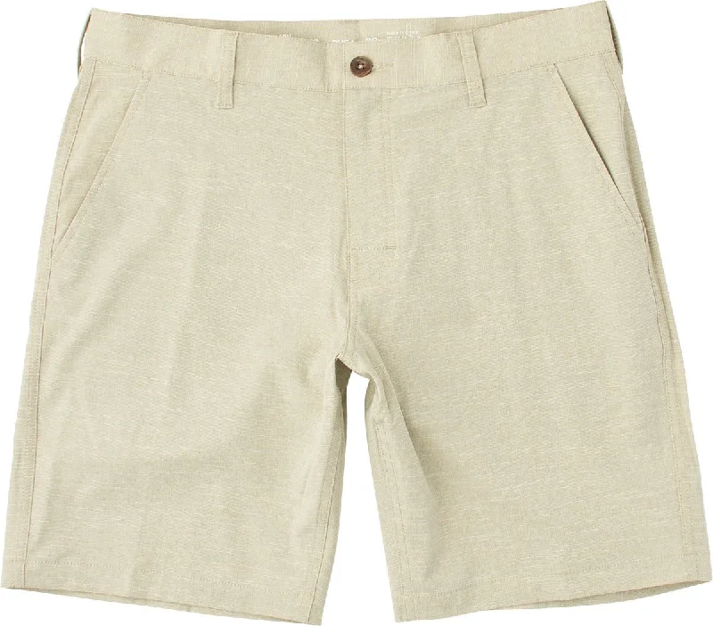 surfboards with good buoyancy for easy surfing-RVCA Balance 20" Hybrid Short Khaki