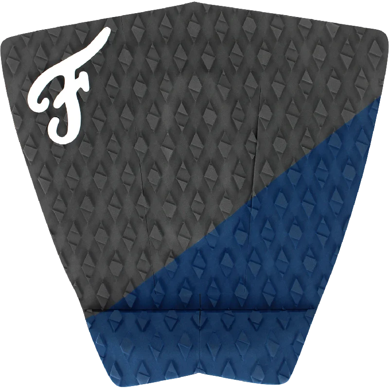 surfboards for freestyle maneuvers-Famous Port 3pc Coal/Blue Traction