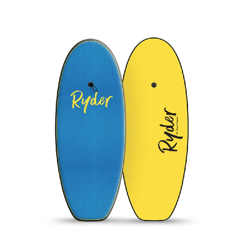 surfboards with good foot positioning for control-Ryder 44” | Junior Funboard - Dazzling Blue