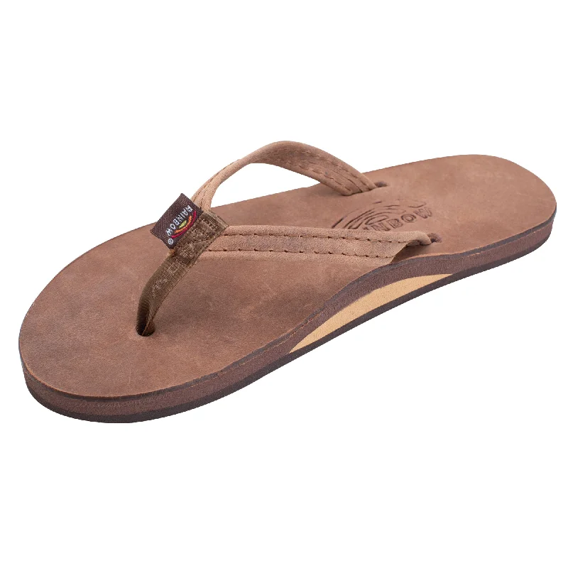 surfboards for quick response in heavy surf-Rainbow Single Luxury Narrow Women's Sandals - Nogales Wood