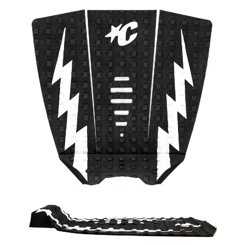 surfboards with minimal effort paddling-CREATURES MICK E FANNING LITE GRIP 3PC BLACK/WHITE