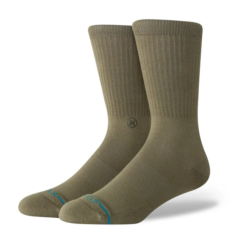 surfboards for maximum power in waves-Stance Icon Crew Socks