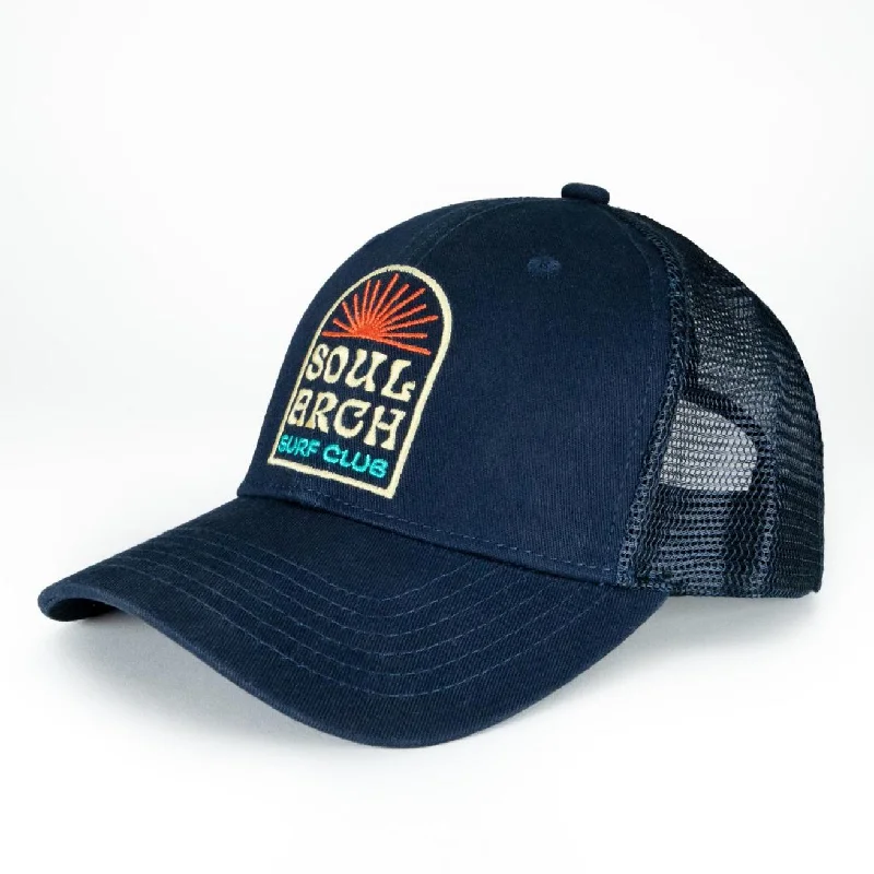 surfboards for expert riders looking for performance-Soul Arch Surf Club Snapback - Navy