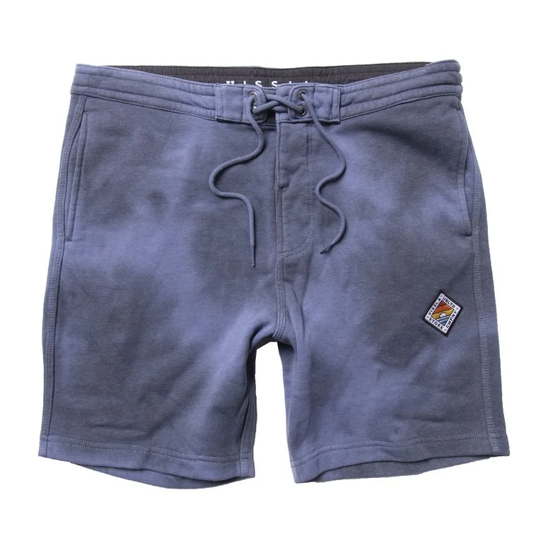 surfboards for long-distance paddling-Vissla Solid Sets  ECO Sofa Surfers Elastic Shorts  18.5" - Navy