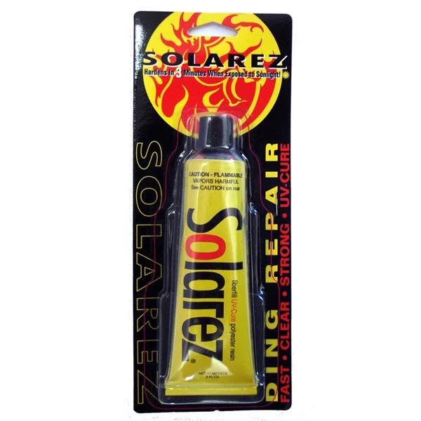 surfboards with precise rail design for carving-SOLAREZ UV POLYESTER DING REPAIR 60ML LARGE